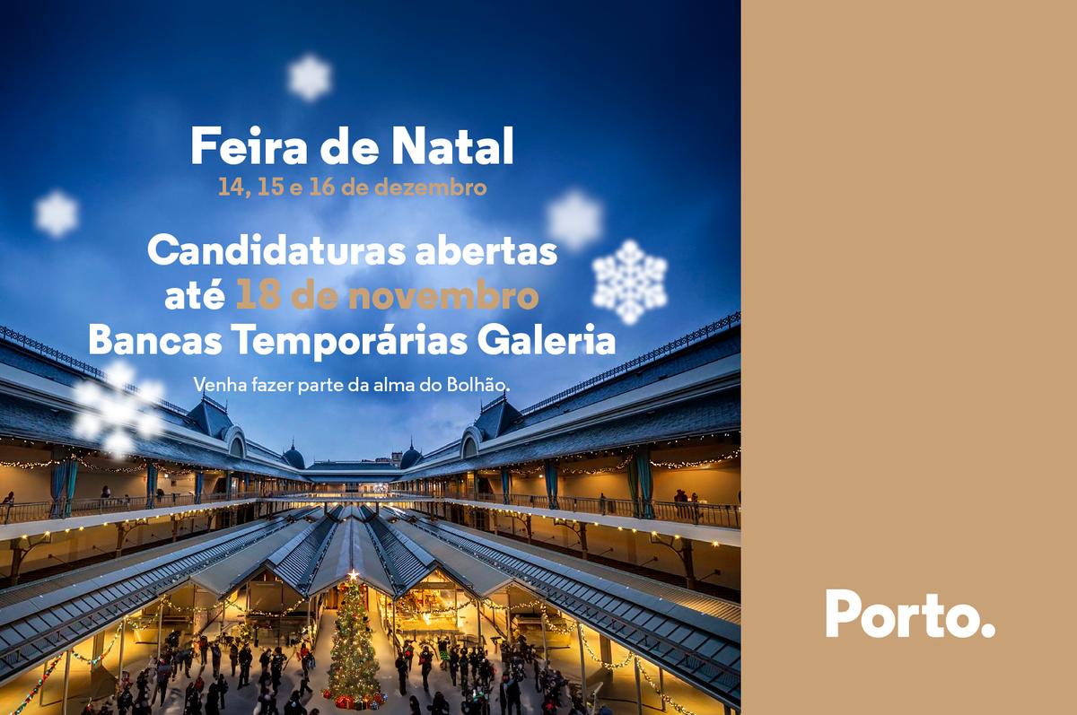 Feira de Natal no Mercado do Bolhão: Candidaturas abertas para Bancas Temporárias
